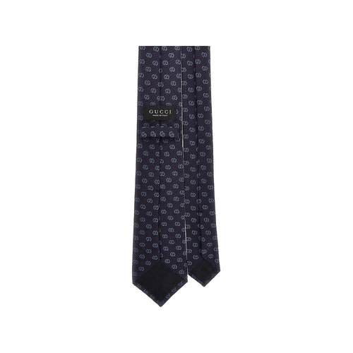 GUCCI GG jacquard silk necktie
