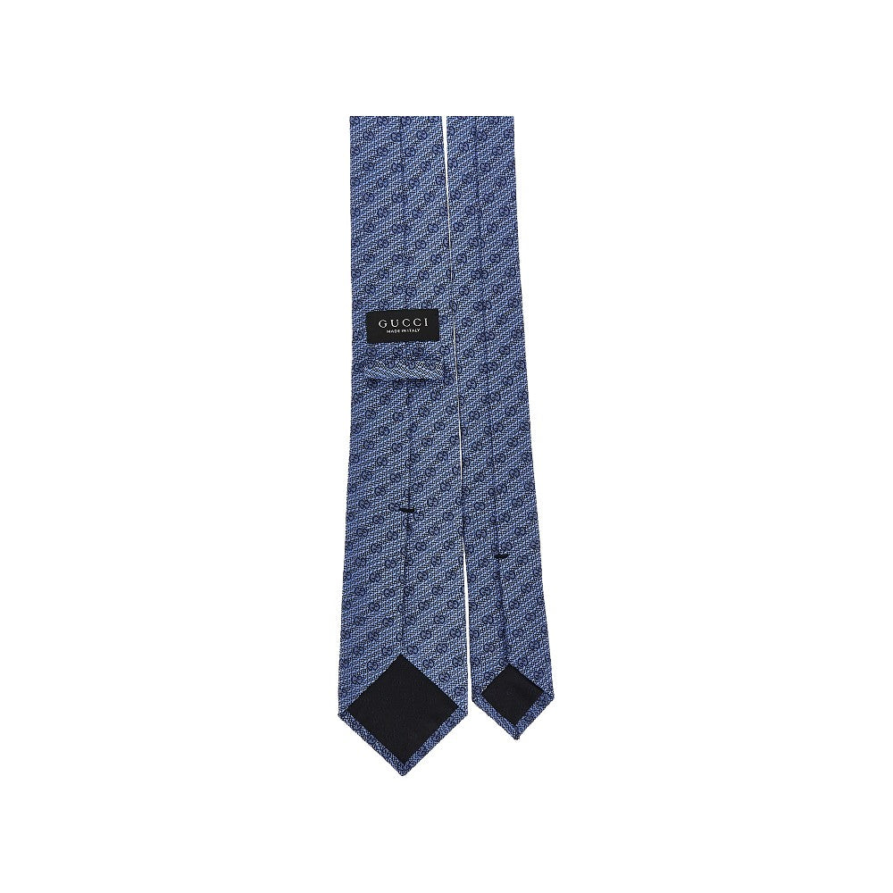 GUCCI GG jacquard silk necktie
