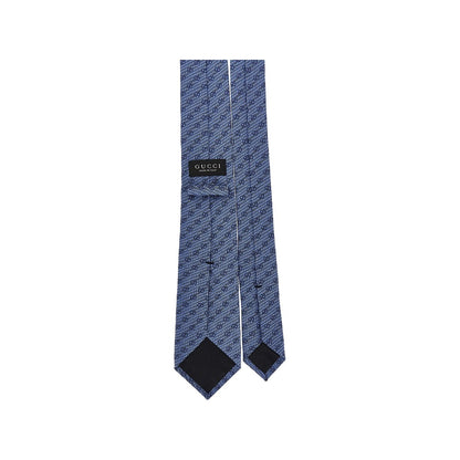 GUCCI GG jacquard silk necktie
