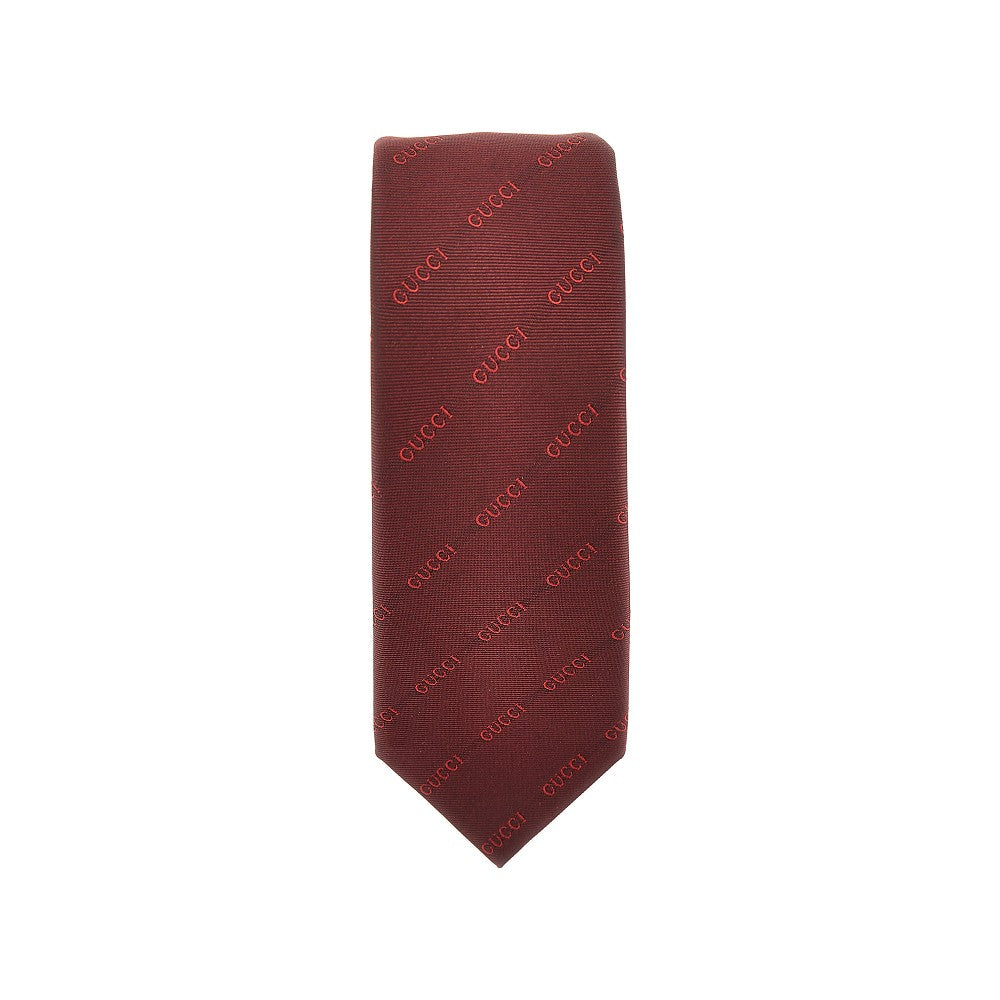 Gucci Gucci motif silk necktie