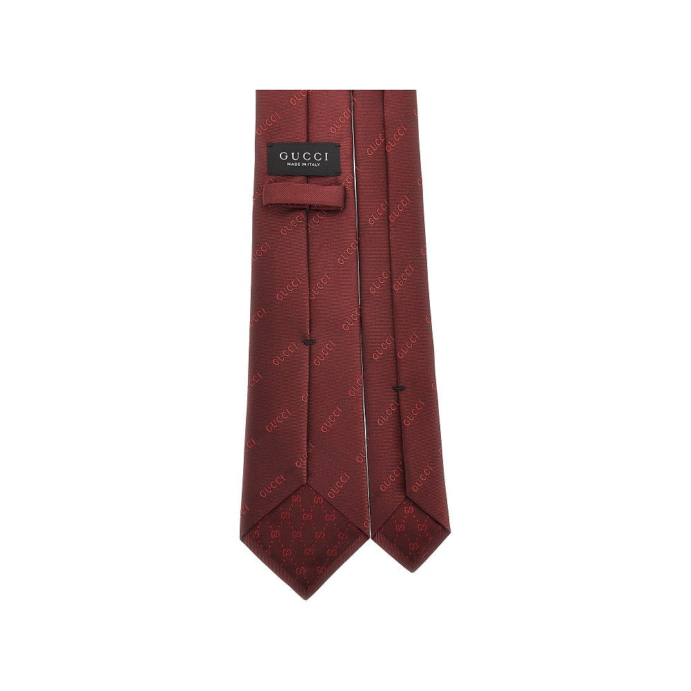 Gucci Gucci motif silk necktie