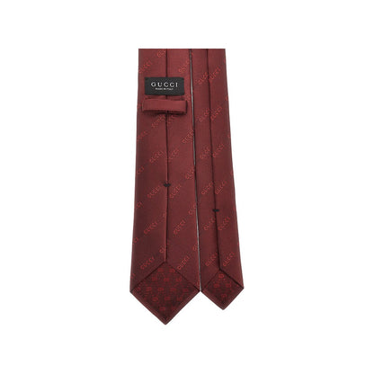 Gucci Gucci motif silk necktie