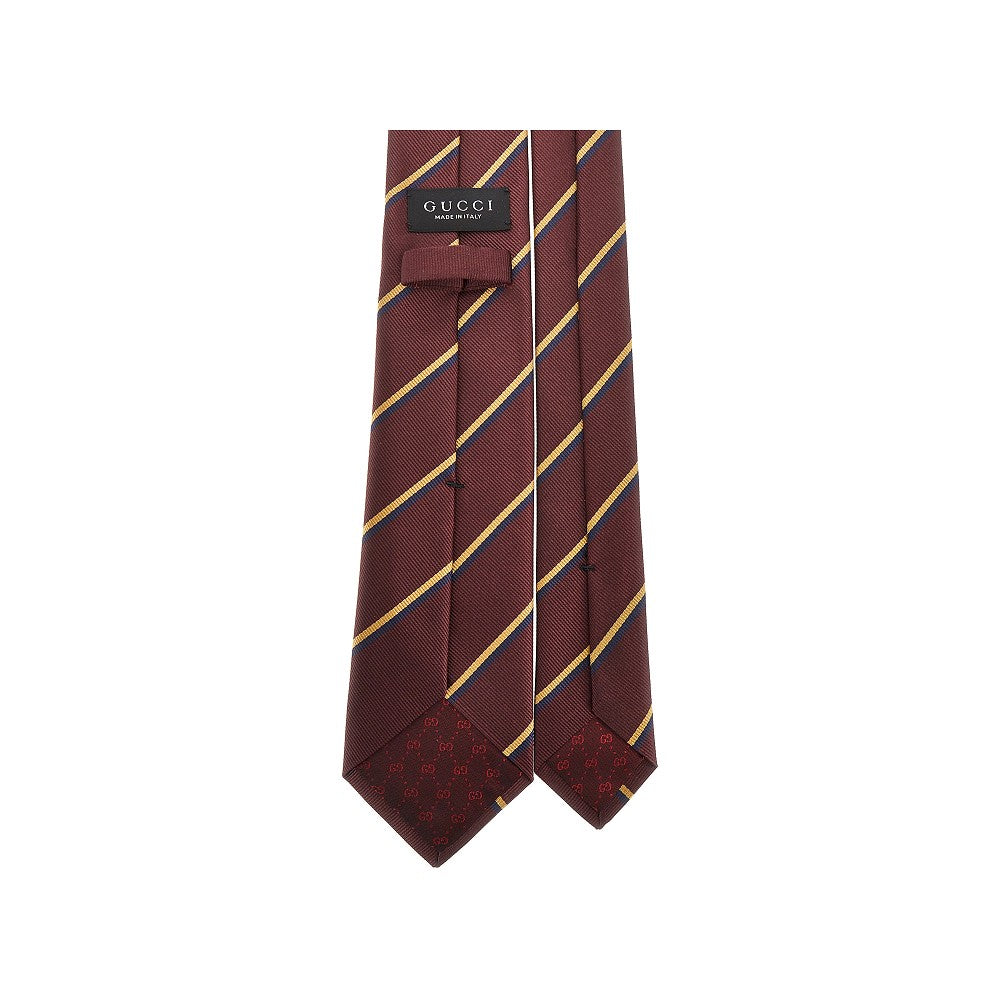 Gucci Striped silk necktie