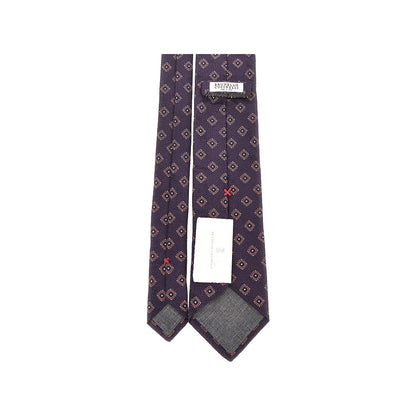 BRUNELLO CUCINELLI Jacquard silk necktie