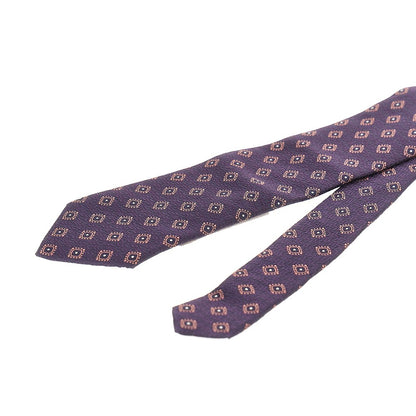 BRUNELLO CUCINELLI Jacquard silk necktie