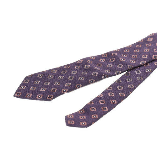 BRUNELLO CUCINELLI Jacquard silk necktie