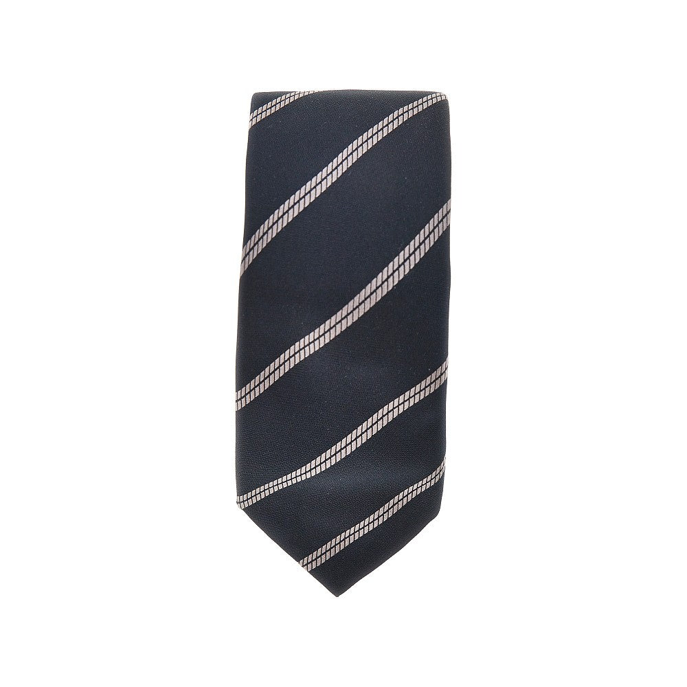 BRUNELLO CUCINELLI Jacquard silk necktie