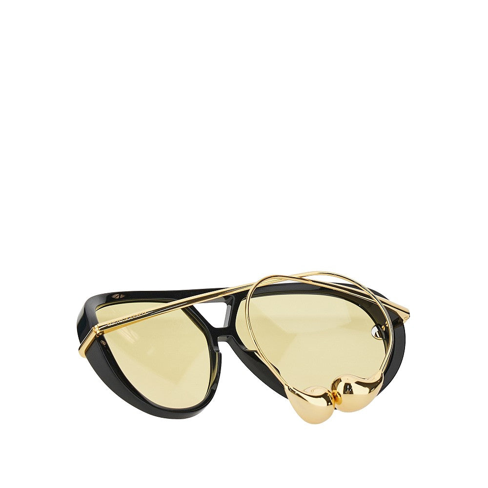 BOTTEGA VENETA 'Drop' aviator sunglasses