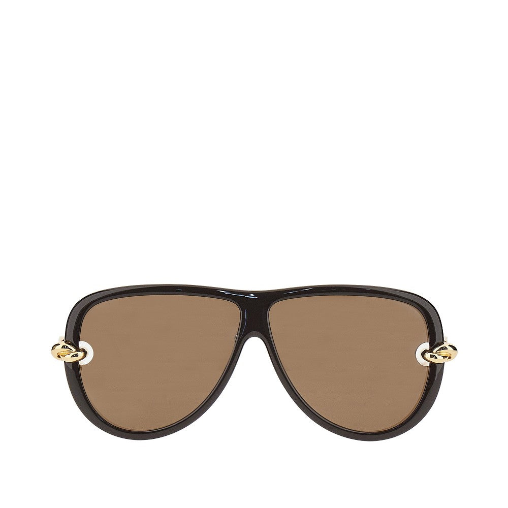BOTTEGA VENETA 'Knot' aviator sunglasses