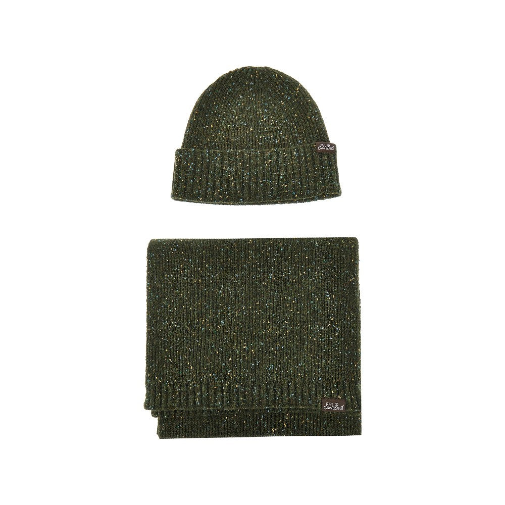 MC2 Saint Barth Beanie hat and scarf set