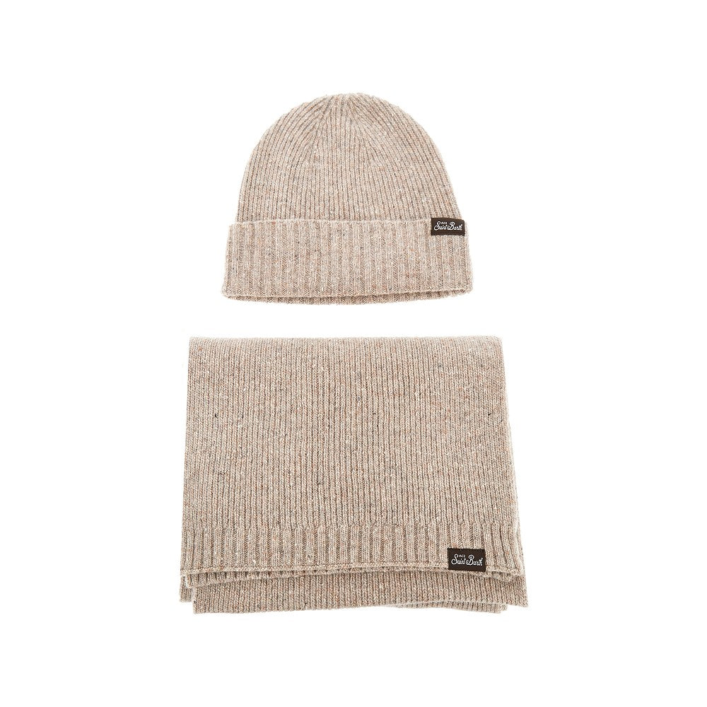 MC2 Saint Barth Beanie hat and scarf set