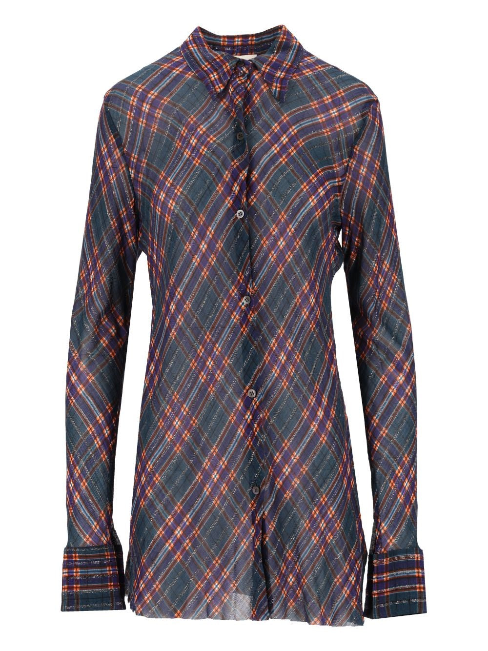 Dries Van Noten Lurex Fitted Shirt - Multi