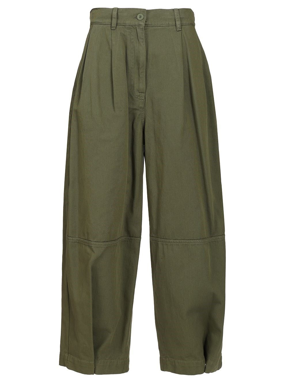 Weekend Max Mara Wide Leg Trousers - Green