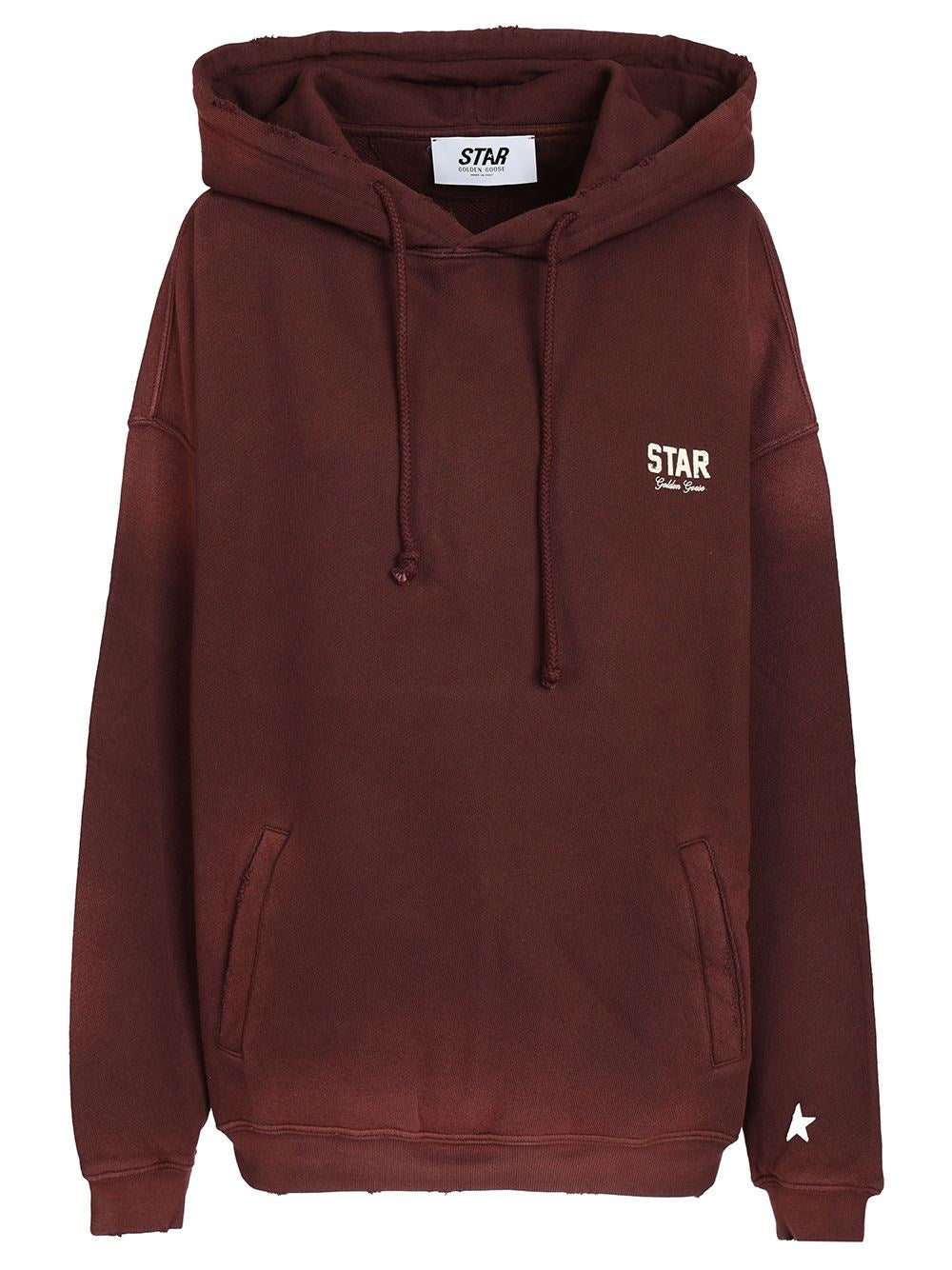 Golden Goose Oversized Star Sweatshirt - Bordeaux