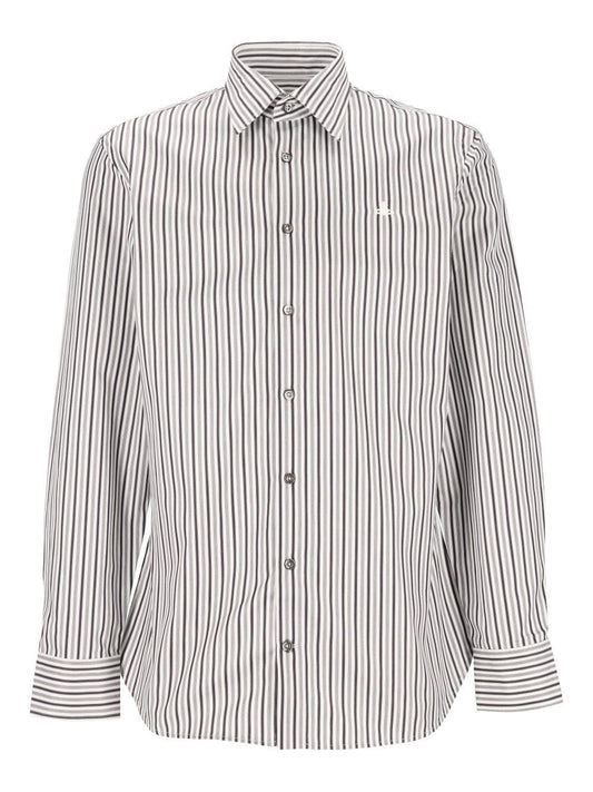 Vivienne Westwood Striped Ghost Shirt - Grey