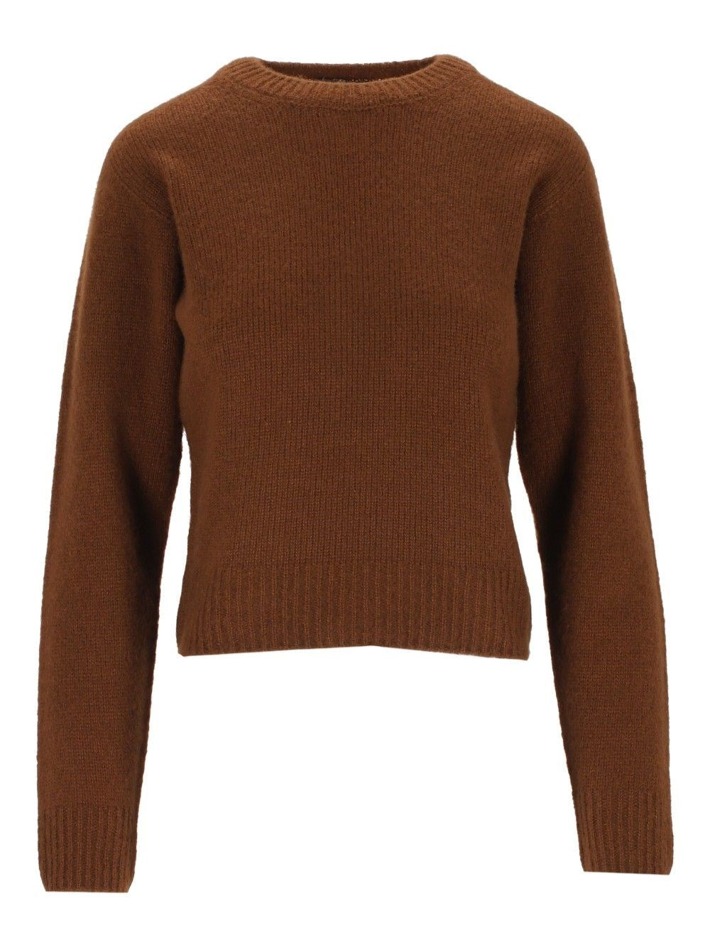 Tom Ford Cashmere And Silk Crew Neck - Brown