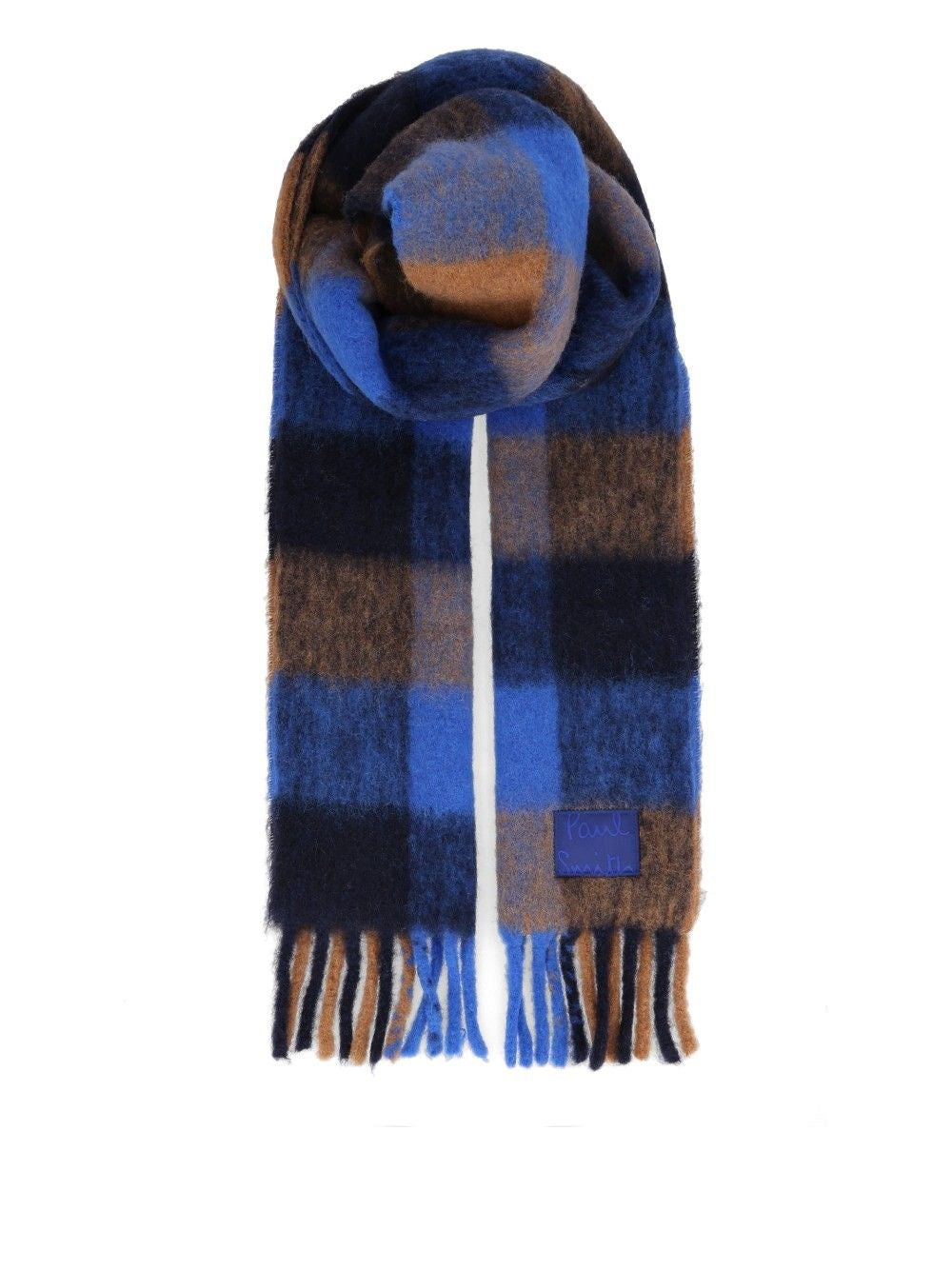 Paul Smith Alpaca Blend Scarf - Blue