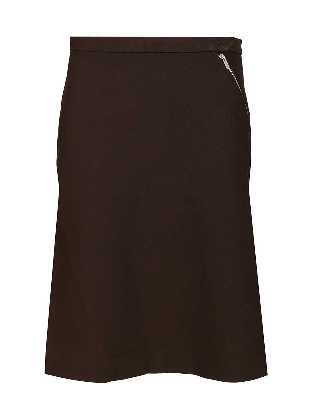Miu Miu Knitted Skirt - Brown