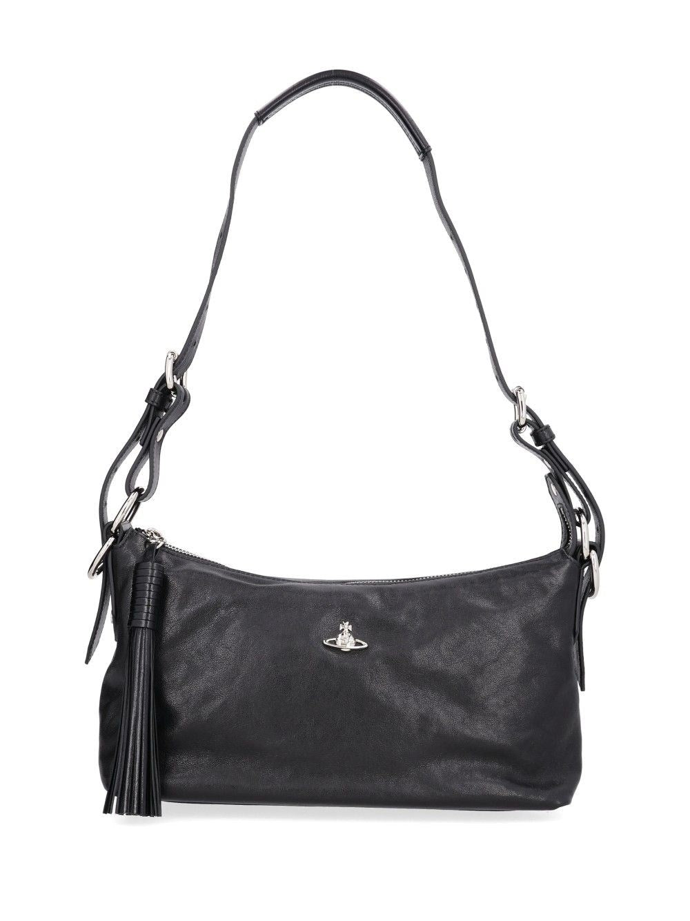 Vivienne Westwood "Emma" Shoulder Bag - Black