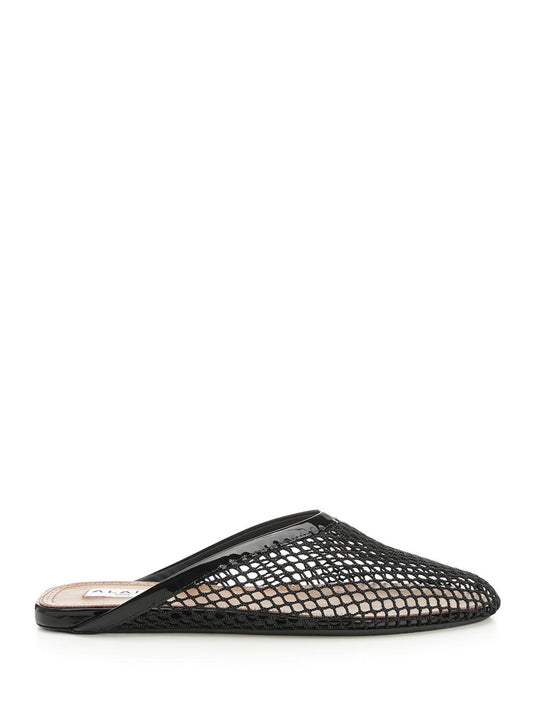ALAÏA Mesh Flat Mule