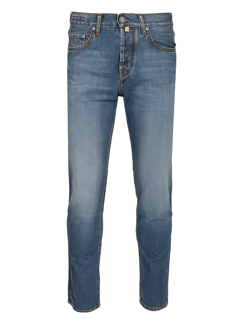 Jacob Cohen Five-Pocket Trousers - Sky Blue
