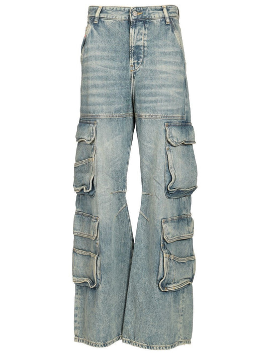 Diesel Jeans Relaxed Low Waist 1996 D-Sire - Blue