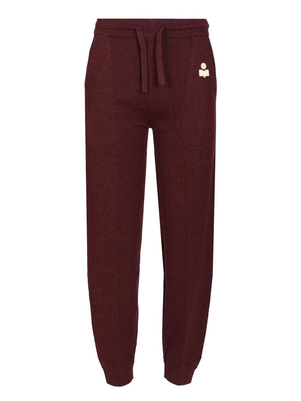 Marant Etoile "Kira" Joggers - Bordeaux