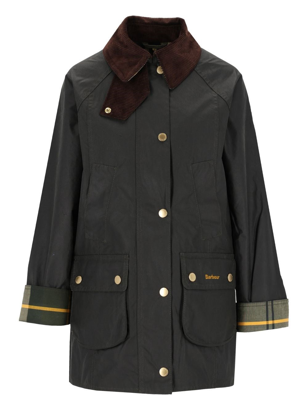 Barbour "Modern Beadnell" Waxed Jacket - Green