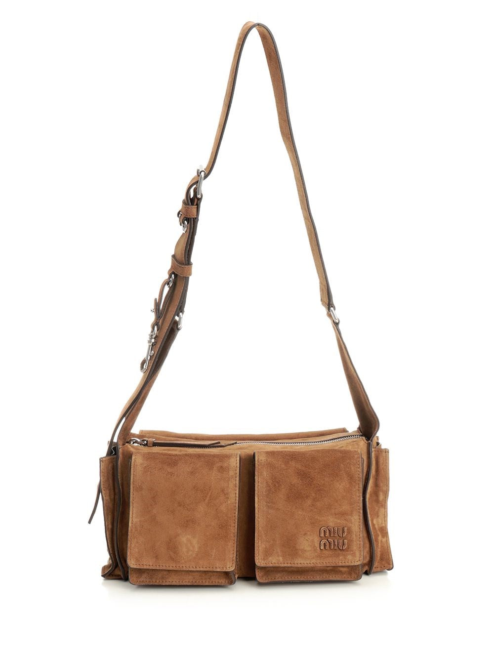 Miu Miu "Utilitaire" Shoulder Bag - Brown