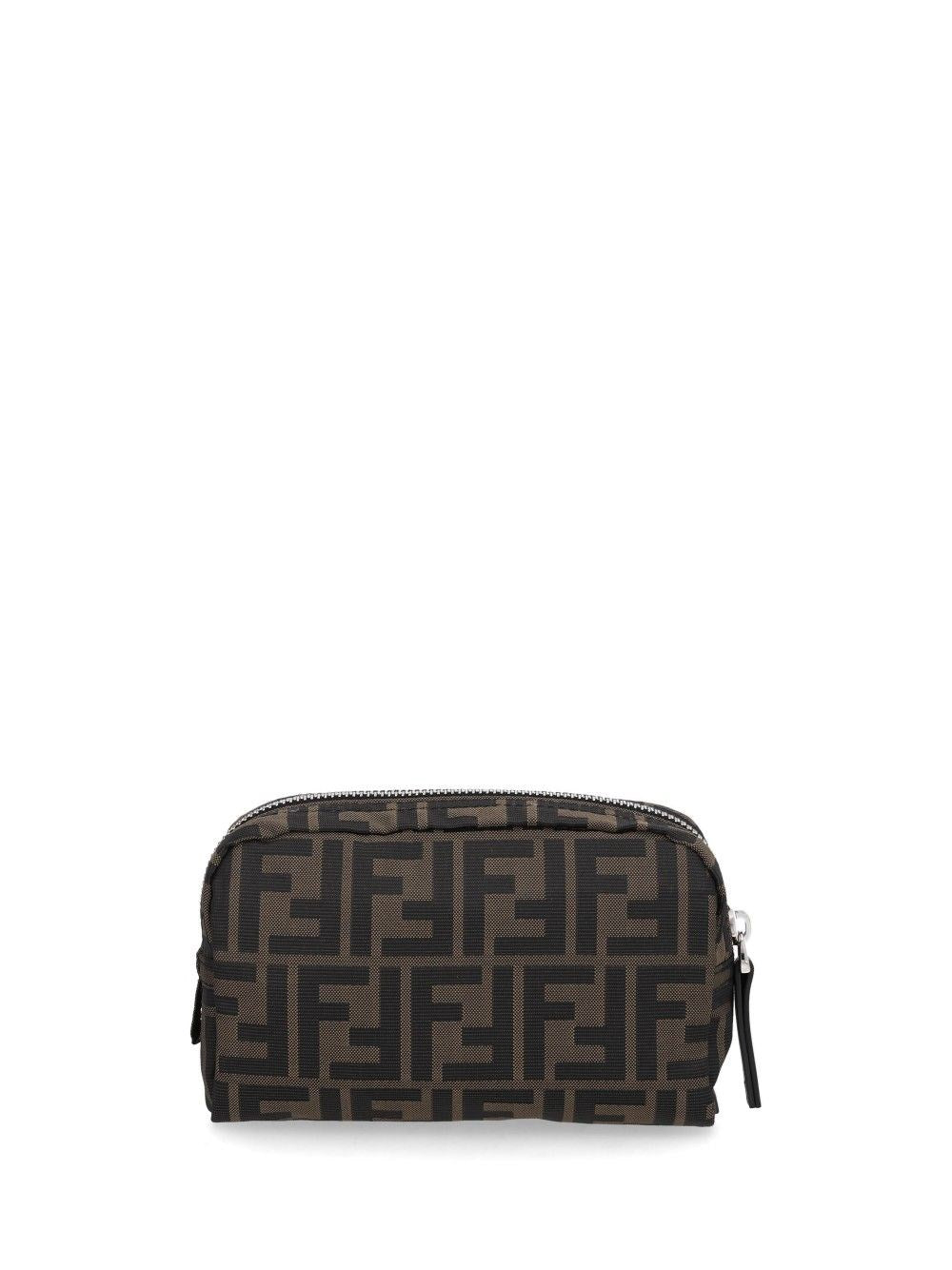 Fendi Superlight Beauty Case "Ff Zucca" - Black