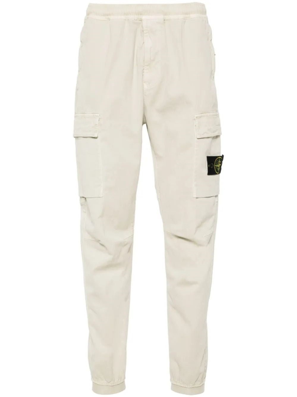 Stone Island Stretch Cargo Pants - White