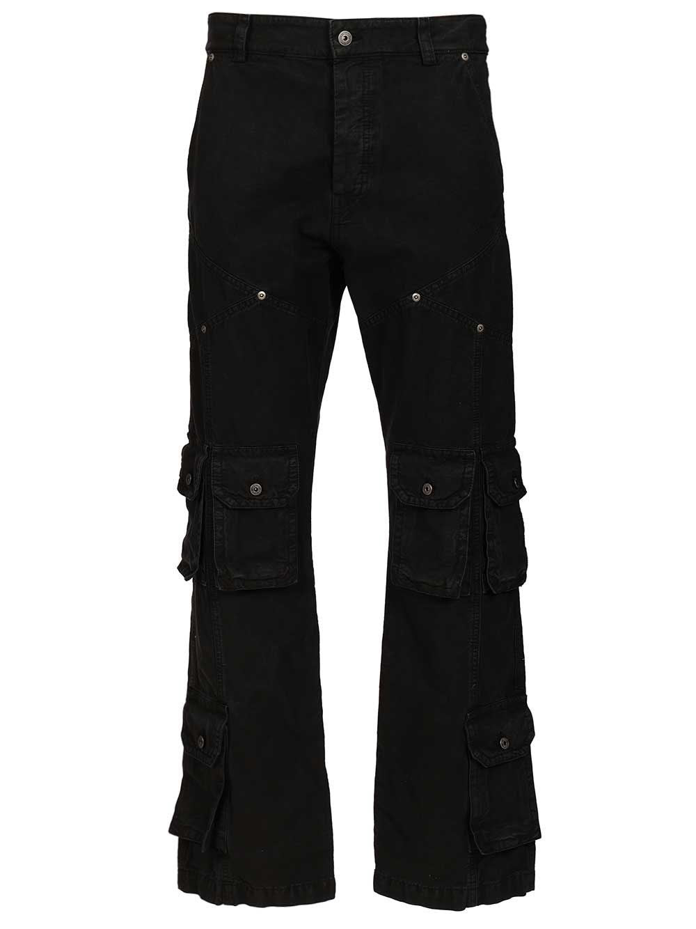 Off-White Multipocket Cargo Jeans - Black