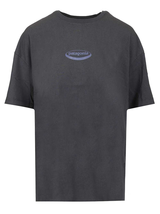 Patagonia T-Shirt Oval Logo - Blue