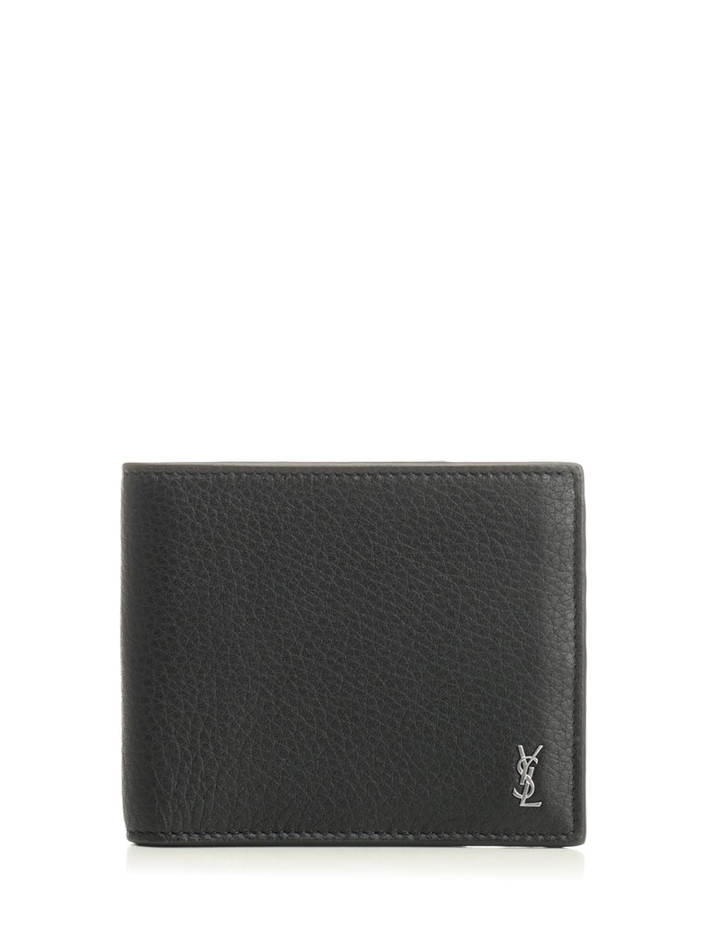 Saint Laurent Tiny Cassandre Wallet - Black