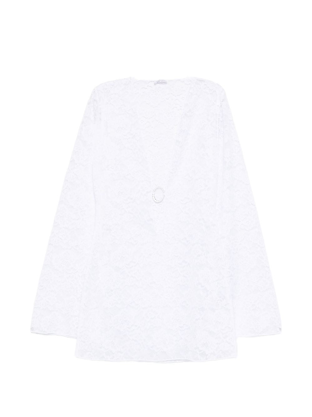 Oseree Lace Caftan - White