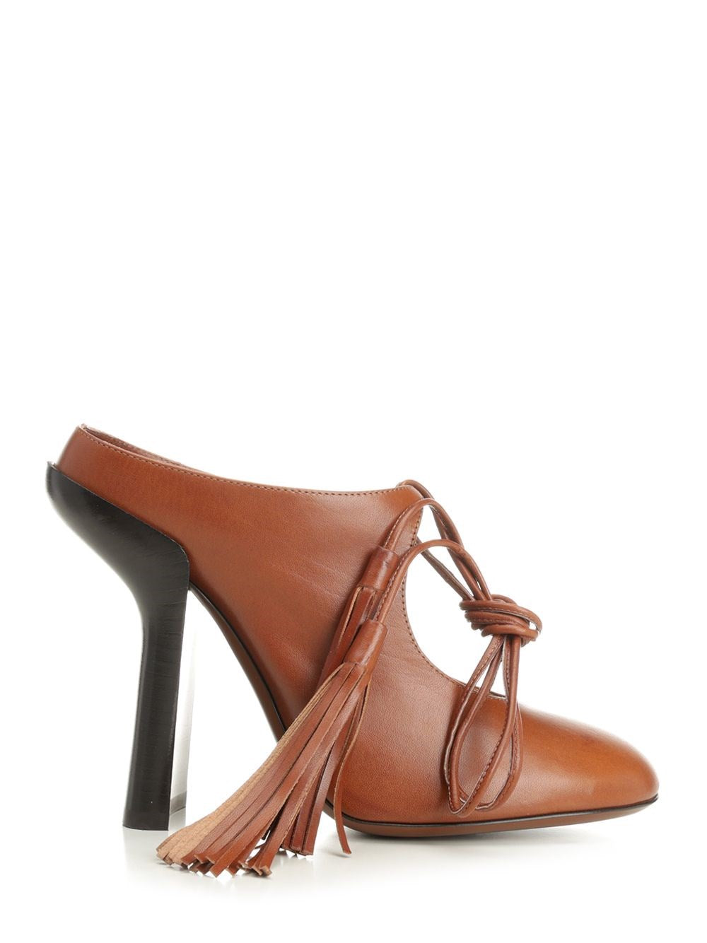 Dries Van Noten Pumps With Laces - Bordeaux