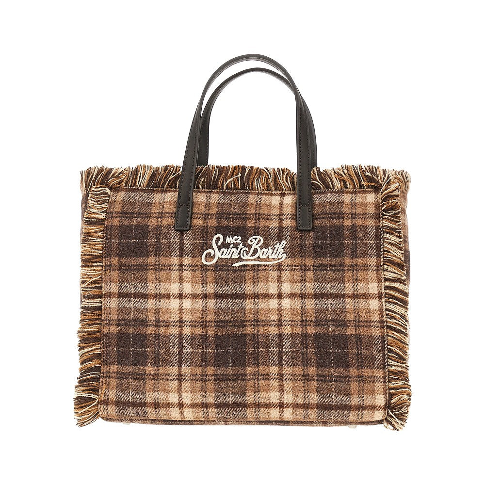 MC2 Saint Barth 'Colette' check fabric bag