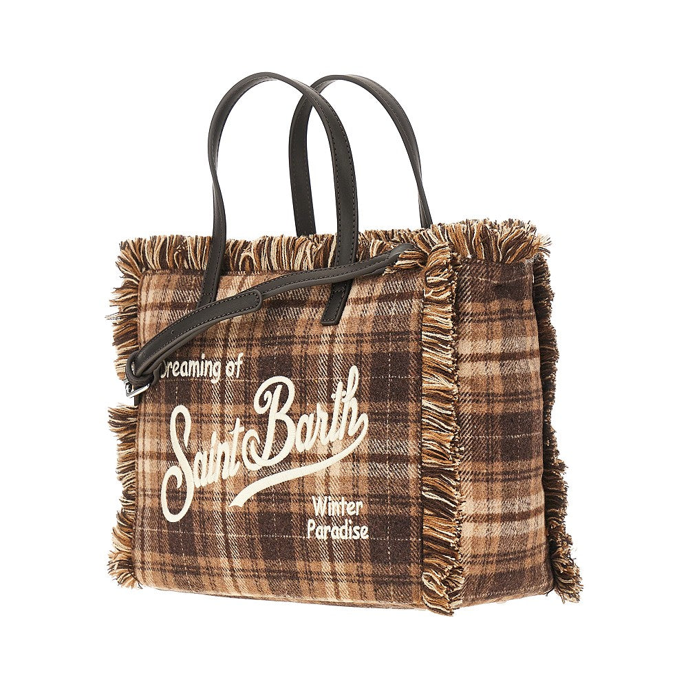 MC2 Saint Barth 'Colette' check fabric bag