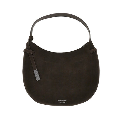 EMPORIO ARMANI Suede leather hobo bag