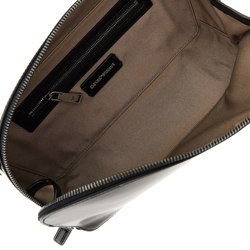 EMPORIO ARMANI Spazzolato faux leather bag
