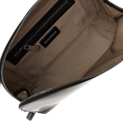 EMPORIO ARMANI Spazzolato faux leather bag