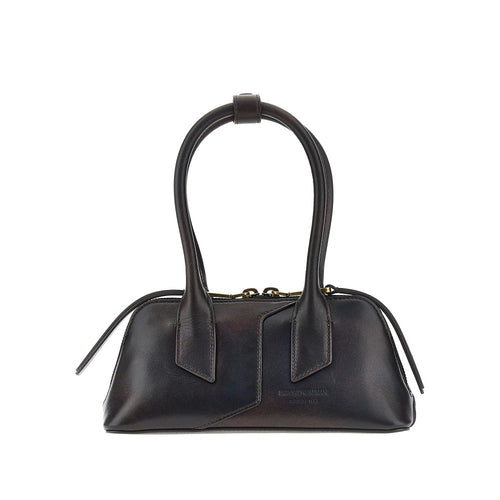 Emporio Armani Old effect leather mini baG