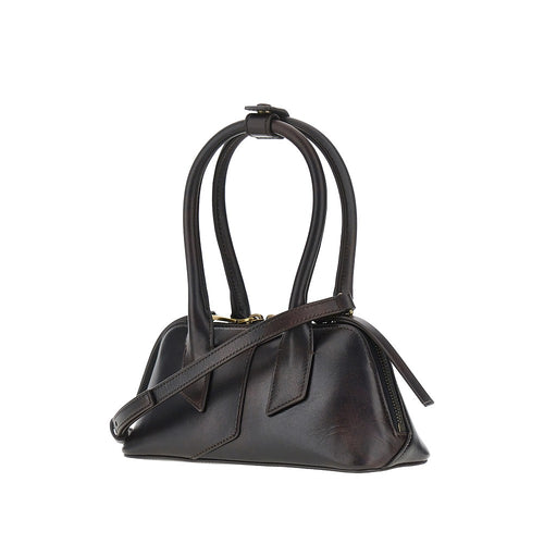 Emporio Armani Old effect leather mini baG