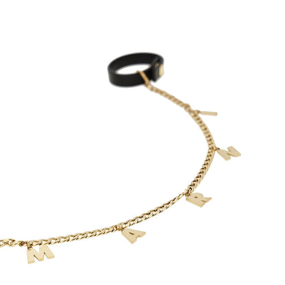 MARNI Chain logo charm