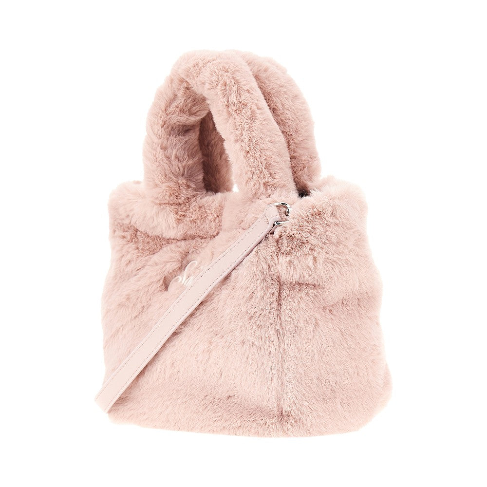 MC2 Saint Barth 'Mini Vanity' faux fur bag