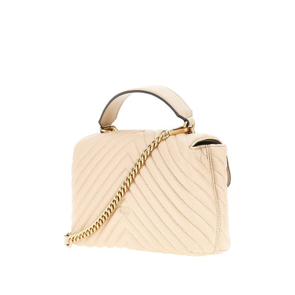 PINKO Chevron nappa leather mini Love Lady Puff bag