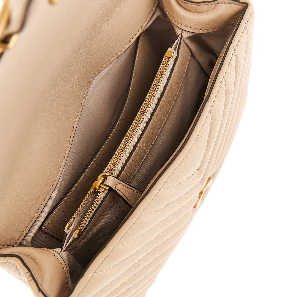 PINKO Chevron nappa leather mini Love Lady Puff bag