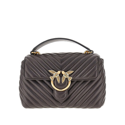 PINKO Chevron nappa leather mini Love Lady Puff bag