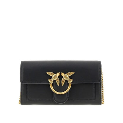 PINKO Love Bag One leather clutch