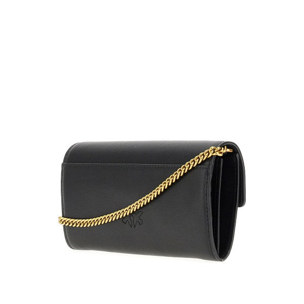 PINKO Love Bag One leather clutch